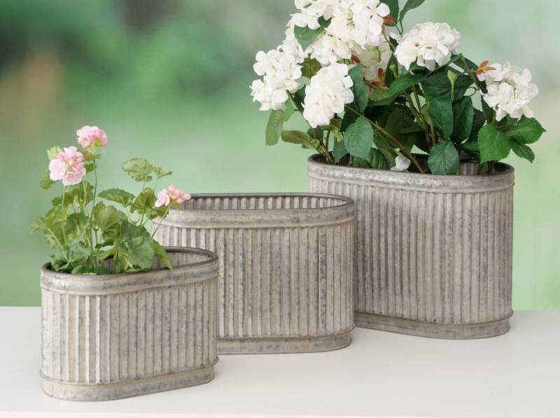 Zink krukker og Zink potter